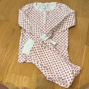 Kids Pajamas with Pink and White Pattern